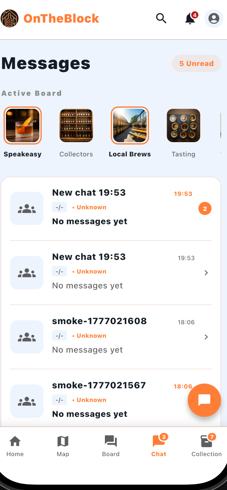 Chat List Screen